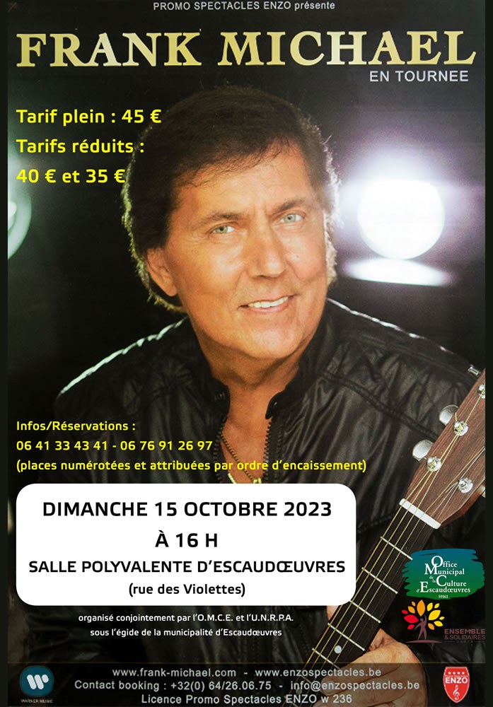 Concert de Frank MICHAËL